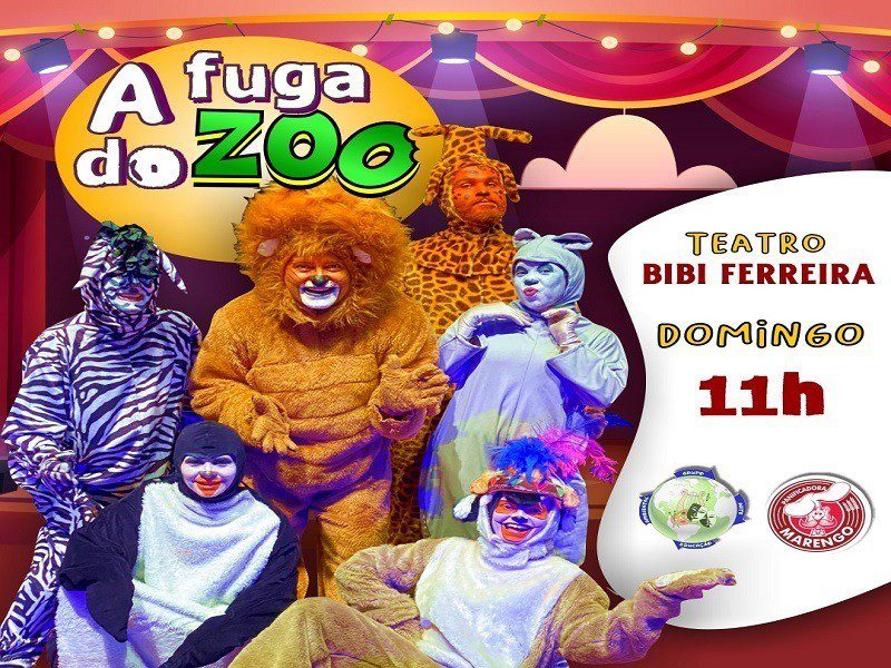 A Fuga do Zoo no Teatro Bibi Ferreira