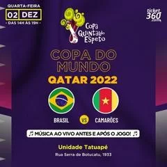 Brasil x Camarões no Quintal do Espeto Tatuapé