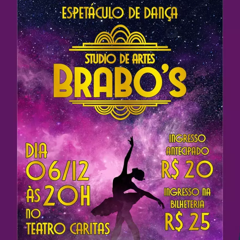 Dança Studio de Artes Brabos no Teatro Caritas