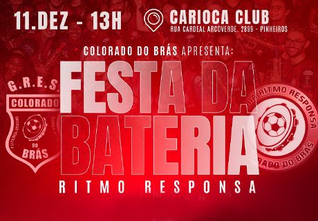 FESTA DA BATERIA RITMO RESPONSA NO CARIOCA CLUB