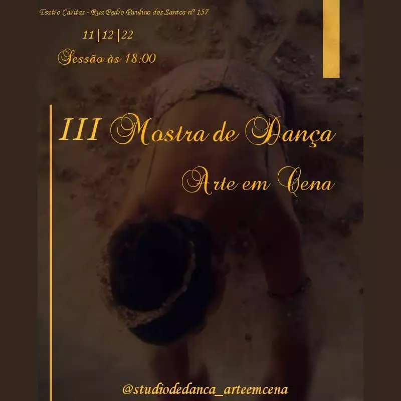 III Mostra de Dança Arte em Cena no Teatro Caritas