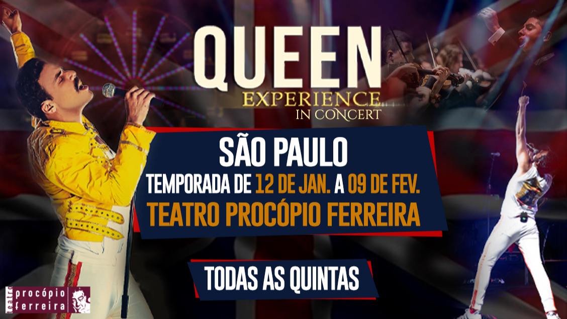 Queen Experience in Concert no Teatro Procópio Ferreira