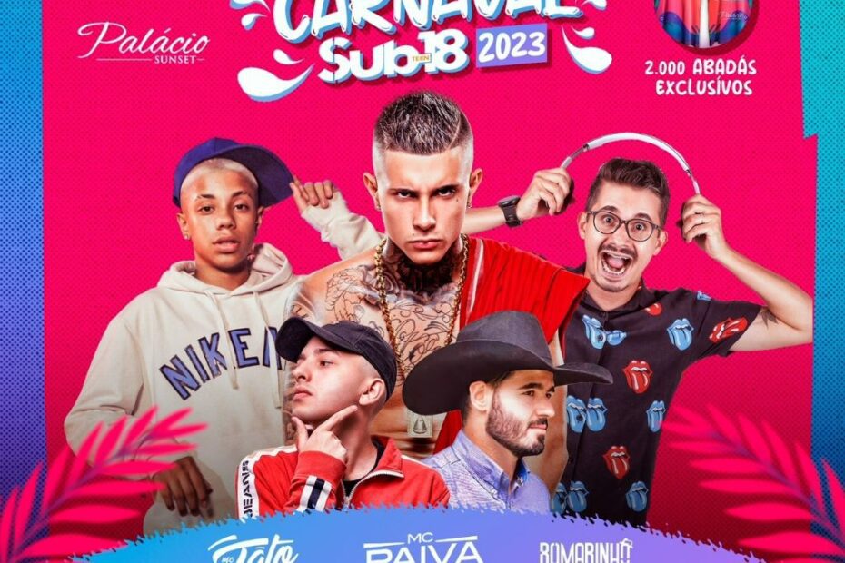 SUB18 CARNAVAL 2023 - MC TATO no Palácio Sunset