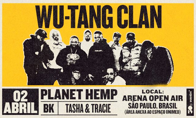 Wu Tang Clan NO ESPAÇO UNIMED