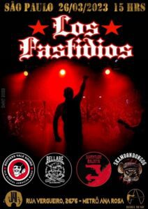 LOS FASTIDIOS, JUVENTUDE MALDITA SKAMOONDONGOS, BELLARE e BOVVERS NA JAI CLUB