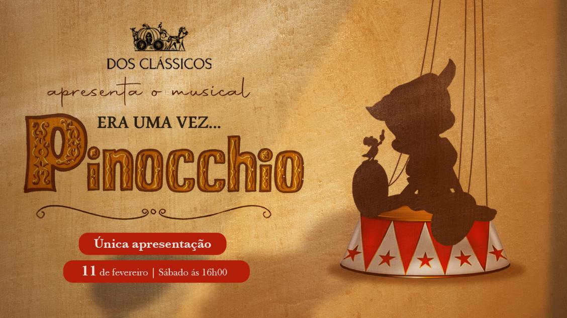 PINOCCHIO no Teatro Gazeta