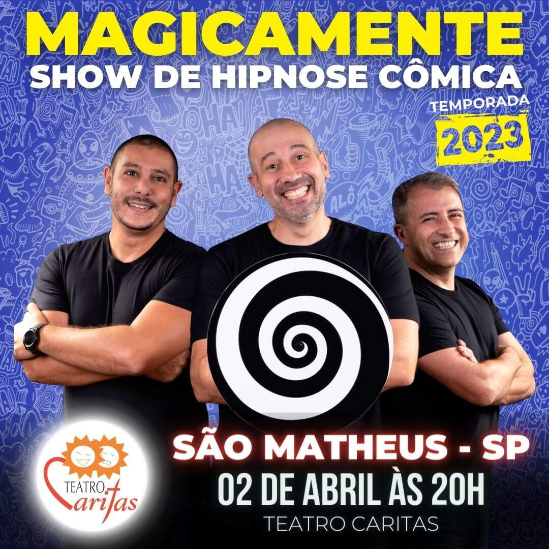 Show de Hipnose no Teatro Caritas