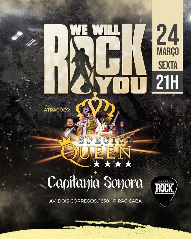 WE WILL ROCK YOU na Balada Rock